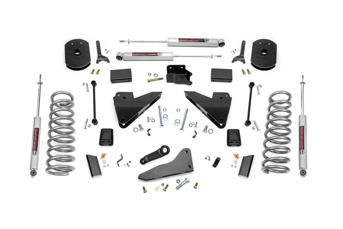 5-Inch Lift Kit with N3 Shocks for 2014-2018 Ram 2500 4WD — Part 36520, Rough Country: Lift Kits