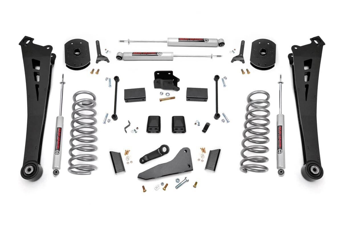 5-Inch Lift Kit with N3 Shocks for 2014-2018 Ram 2500 4WD Diesel, Rough Country 367.20