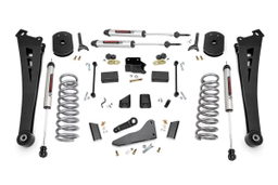 5-Inch Lift Kit with V2 Shocks for 2014-2018 Ram 2500 4WD, view 2, Rough Country 36770