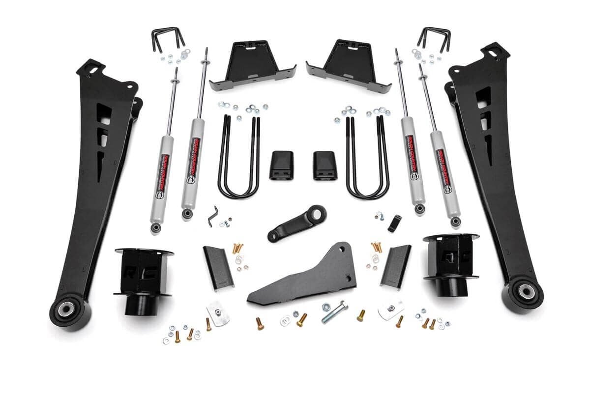 Rough Country 5-Inch Lift Kit with N3 Shocks for 2013-2015 Ram 3500 4WD