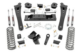 5-Inch Radius Arm Lift Kit with N3 Shocks for 2019–2024 Ram 2500 4WD — Part 37930 dimension diagram, Rough Country