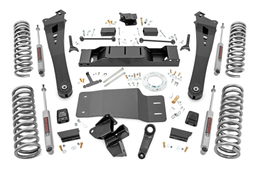 5-Inch Radius Arm Lift Kit with N3 Shocks for 2019–2024 Ram 2500 4WD — Part 38330 dimension diagram, Rough Country