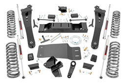 5-Inch Lift Kit with M1 Shocks for 2019–2024 Ram 2500 4WD, Part 38340, Rough Country