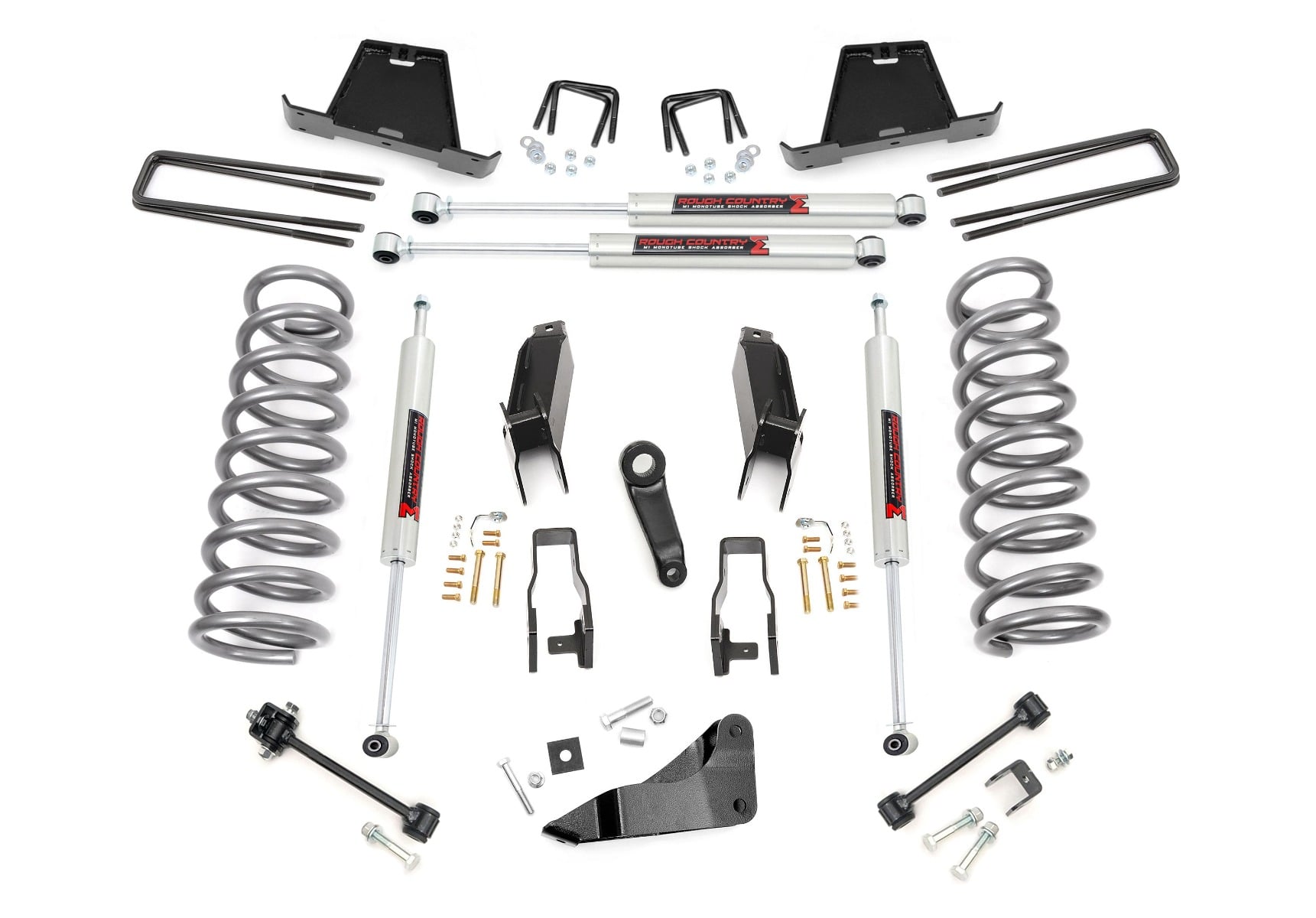 Rough Country 5-Inch Lift Kit with M1 Shocks for Ram 2500/3500 4WD