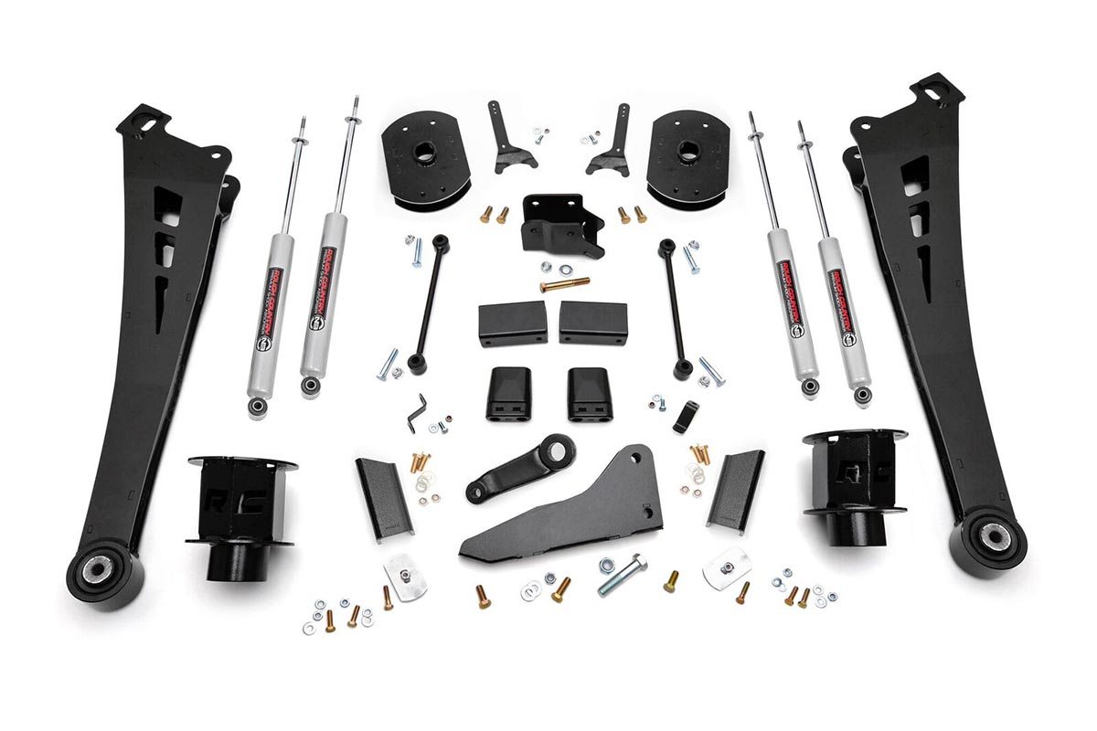 5-Inch Lift Kit with N3 Shocks for 2014-2018 Ram 2500 4WD — Part 396.20, Rough Country: Lift Kits