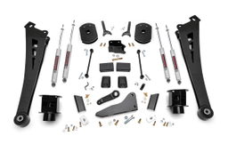 5-Inch Lift Kit with N3 Shocks for 2014-2018 Ram 2500 4WD, Part 396.20, Rough Country
