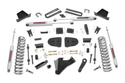 4.5-Inch Lift Kit with N3 Shocks for Super Duty dimension diagram — Rough Country 400130