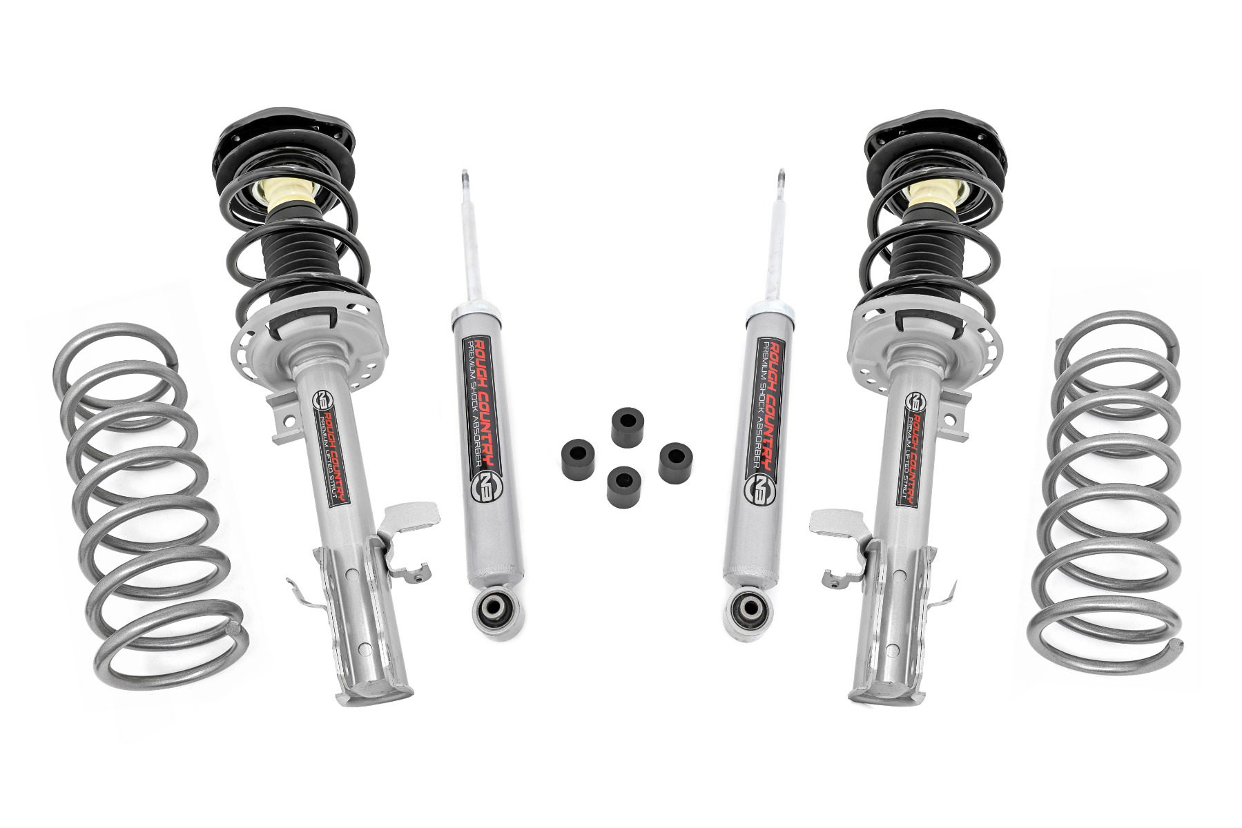 Rough Country 1.5-Inch Lift Kit with N3 Shocks for 2021–2025 Ford Bronco Sport AWD