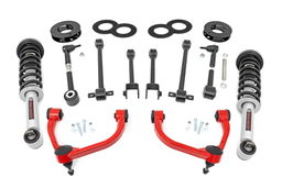 3-Inch Lift Kit with N3 Struts for 2018–2024 Ford Expedition 4WD — Red, Rough Country 40231RED