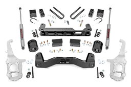 4-Inch Lift Kit with N3 Shocks for 2021–2024 Ford F-150 2WD, Rough Country 40830