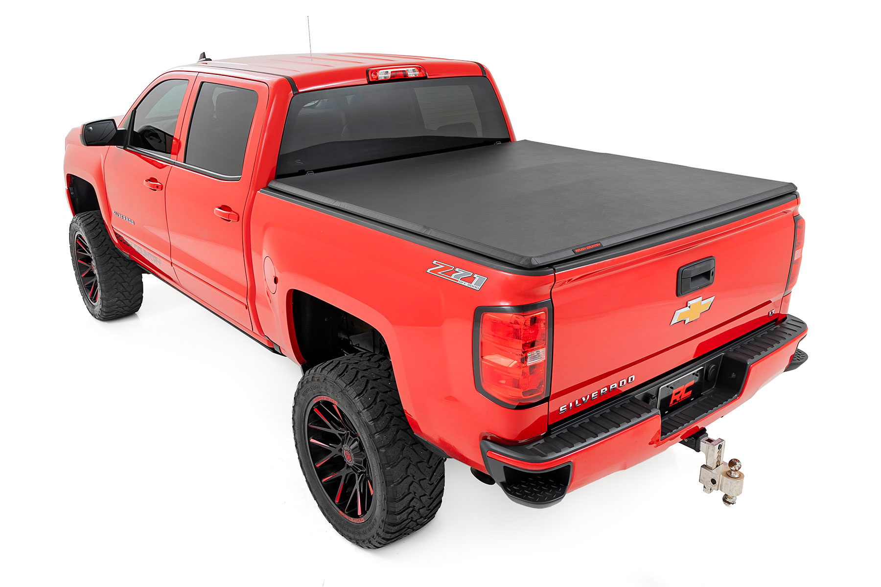 Rough Country Soft Tri-Fold Bed Cover for Silverado/Sierra 1500