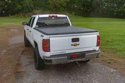 Soft Tri-Fold Bed Cover for Silverado 1500 6ft7in Bed (2014-2017), view 5, Rough Country 41214650A