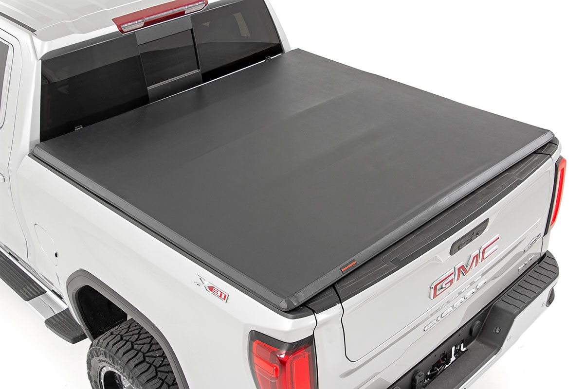 Rough Country 6'7" Bed Soft Tri-Fold Cover for Silverado & Sierra 1500