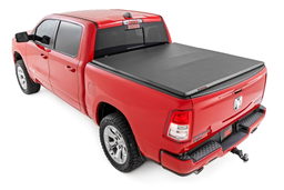 Soft Tri-Fold Bed Cover for Ram 1500 6'4" Bed (2019-2025), Rough Country 41309650A