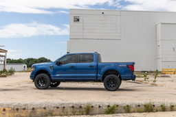 3-Inch Lift Kit with Vertex Shocks for 2021–2025 Ford F-150 4WD, view 5, Rough Country 41450