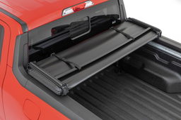 Soft Tri-Fold Bed Cover for 2022–2025 Ford Maverick, view 3, Rough Country 41534600A
