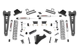 6-Inch Lift Kit with V2 Shocks for Ford Super Duty 4WD (2023–2025), Rough Country 41670