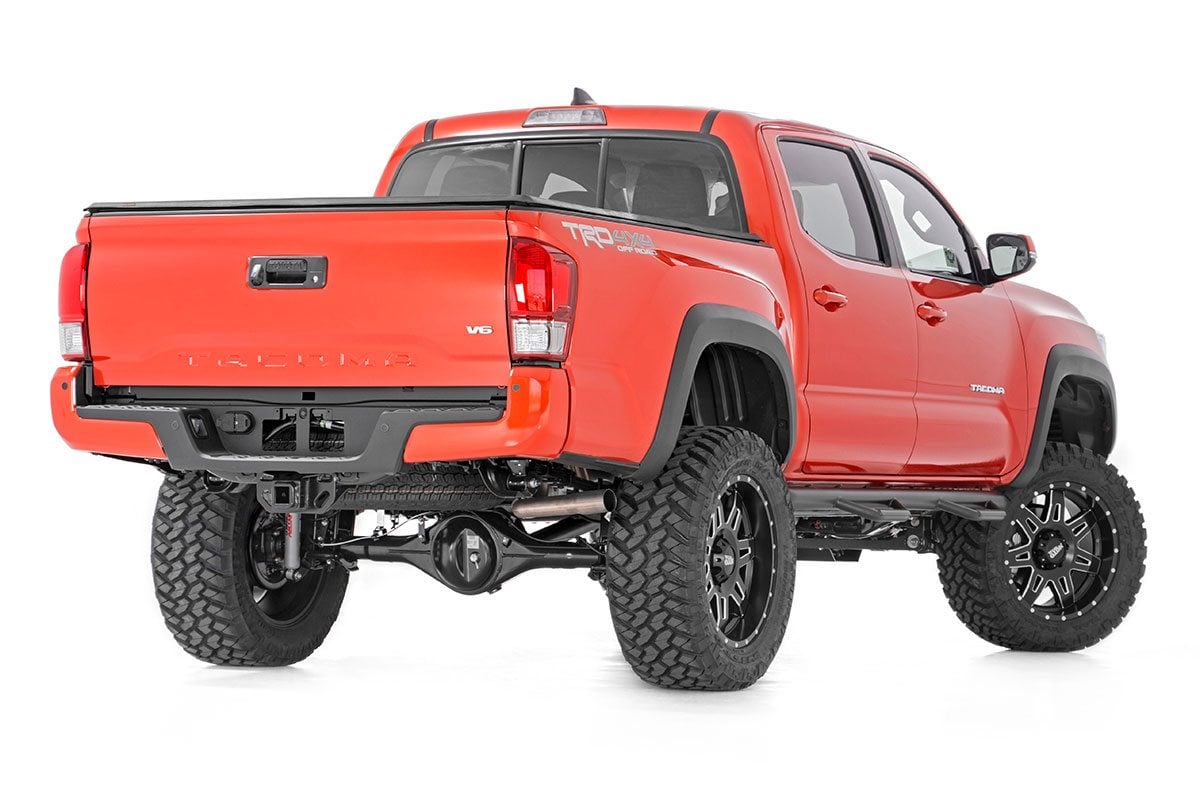 Soft Tri-Fold Bed Cover for 5-Foot Bed Toyota Tacoma (2016-2024), Rough Country 41716501A