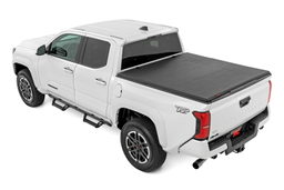 Soft Tri-Fold Tonneau Cover for Toyota Tacoma 5' Bed (2024-2025), view 2, Rough Country 41716505A