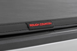 Soft Tri-Fold Tonneau Cover for Toyota Tacoma 5' Bed (2024-2025), view 3, Rough Country 41716505A