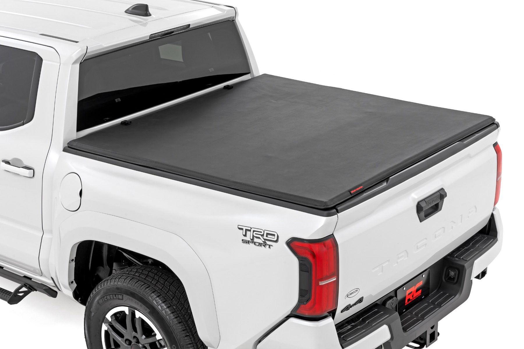 Rough Country Soft Tri-Fold Tonneau Cover for Toyota Tacoma 5' Bed