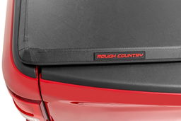 Soft Tri-Fold Bed Cover for Nissan Frontier 5-Foot Bed (2022-2024), view 4 — Rough Country 41805522A