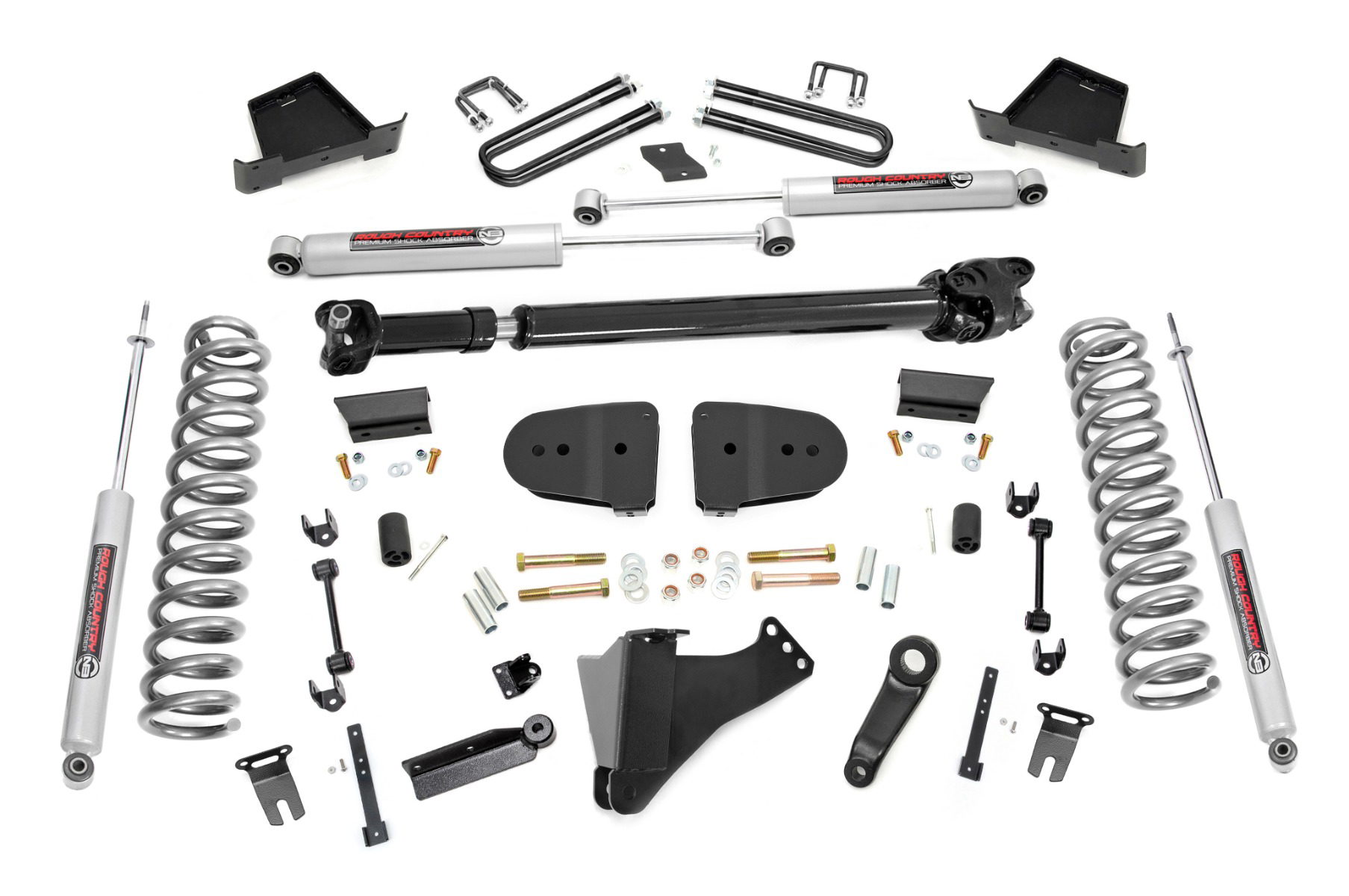 6-Inch Lift Kit for Gasoline Ford Super Duty (2023-2025) — Rough Country 41930