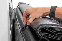 Soft Roll-Up Tonneau Cover for 5'10" Truck Beds, view 5, Rough Country 42120580