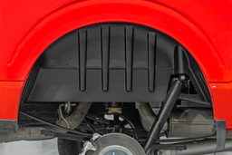 Rear Wheel Well Liners for Ford F-150 (2021-2025) shown installed, Rough Country 4213A