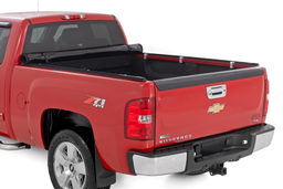 Soft Roll-Up Tonneau Cover for Silverado/Sierra 6'7" Bed (2007-2014), Rough Country 42207650