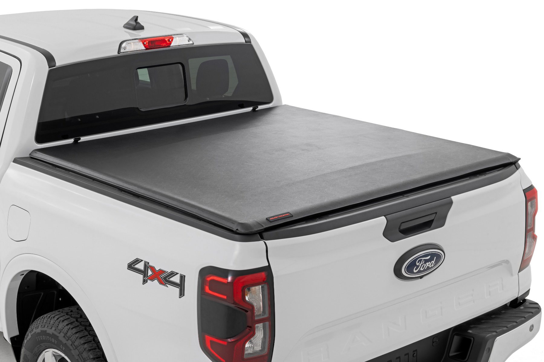 Rough Country Soft Roll-Up Tonneau Cover for 2024 Ford Ranger 5' Bed