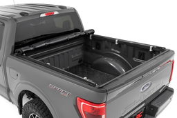 Soft Roll Up Bed Cover for Ford F-150 5ft7in Bed (2015-2025), view 5, Rough Country 42220550