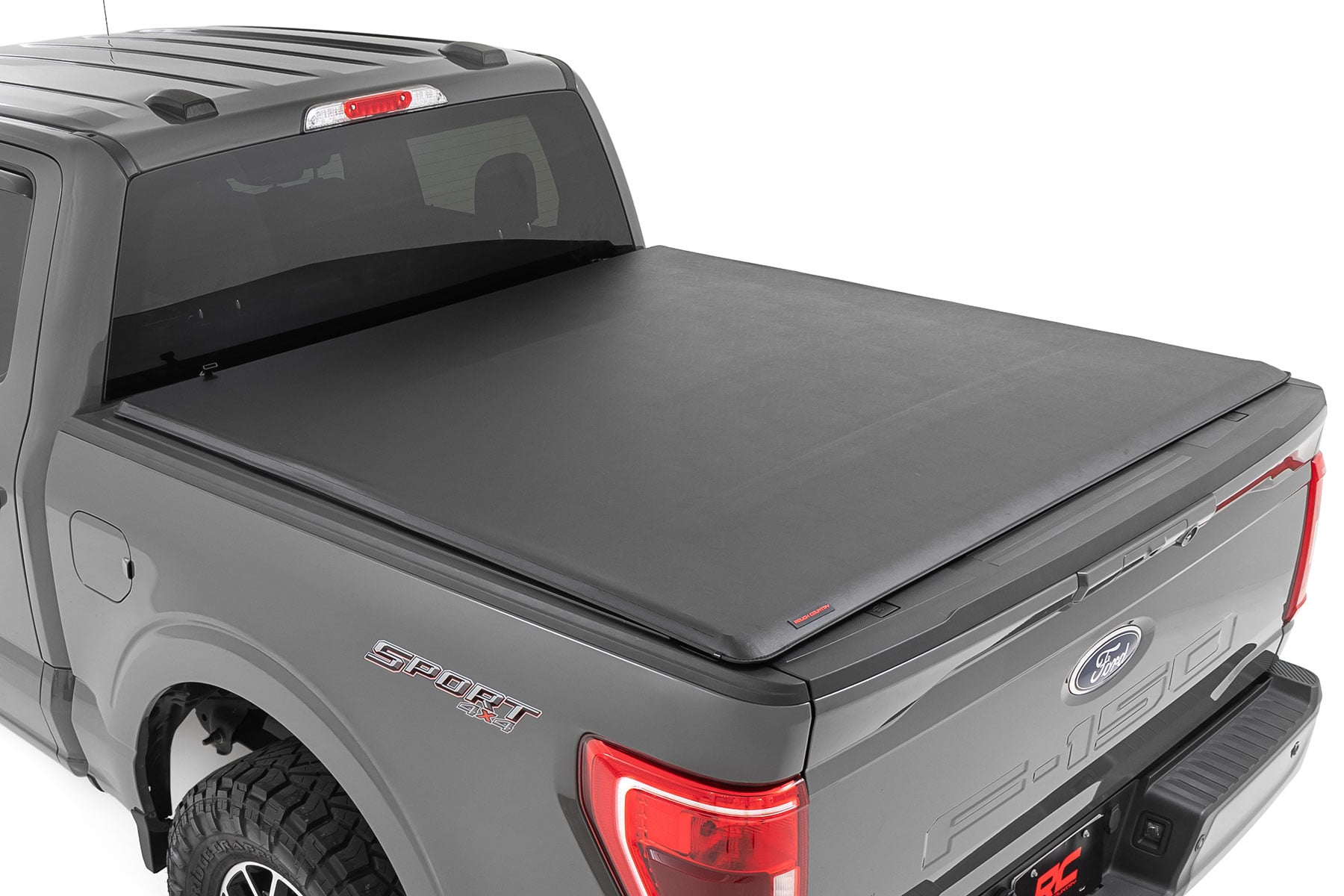Rough Country Soft Roll Up Bed Cover for Ford F-150 5ft7in Bed