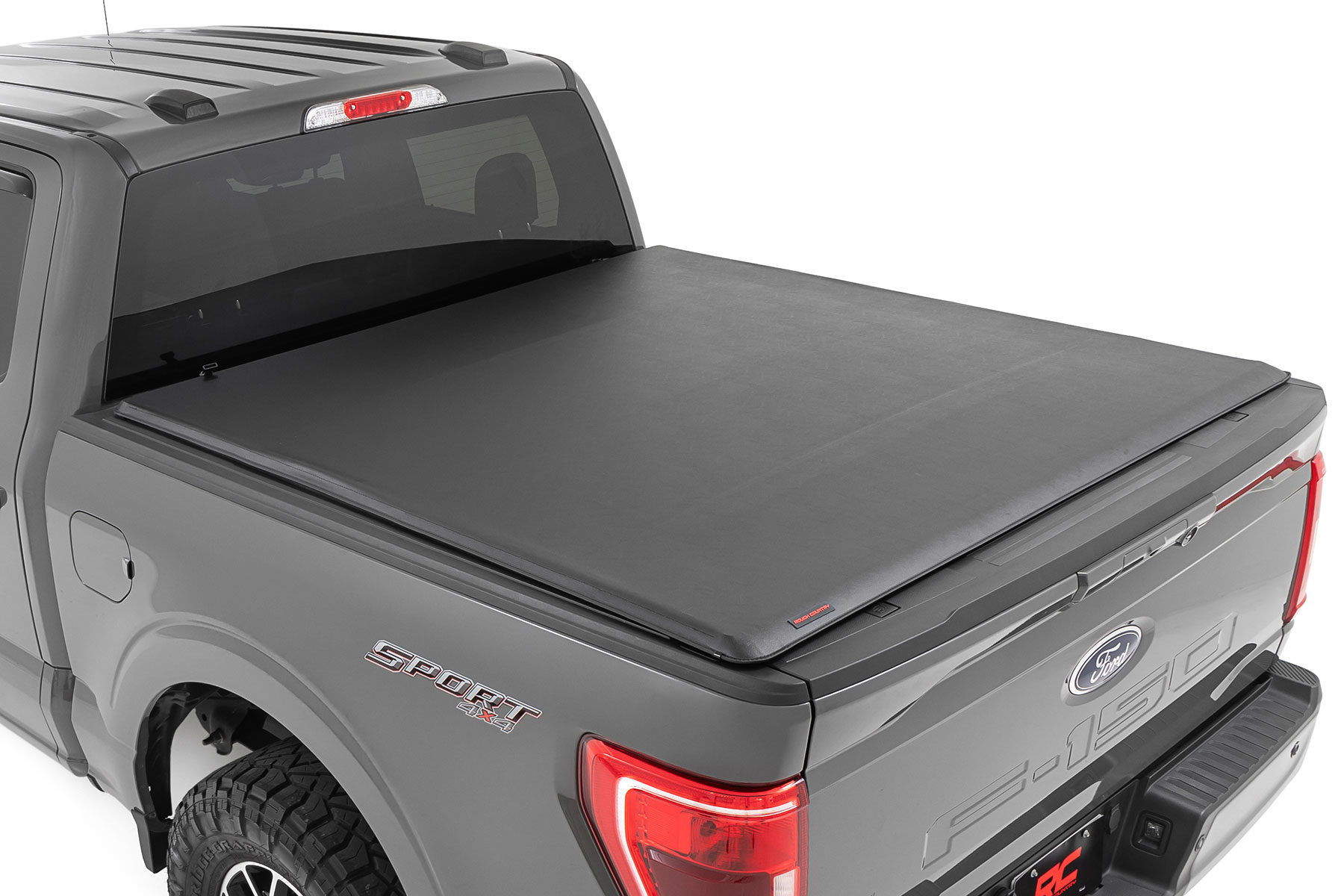 Rough Country 6'7" Bed Soft Roll-Up Tonneau Cover for Ford F-150