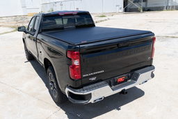 6'7" Bed Soft Roll-Up Tonneau Cover for Silverado & Sierra 1500, view 6, Rough Country 42308650