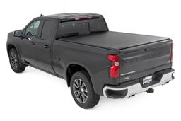 6'7" Bed Soft Roll-Up Tonneau Cover for Silverado & Sierra 1500, Rough Country 42308650