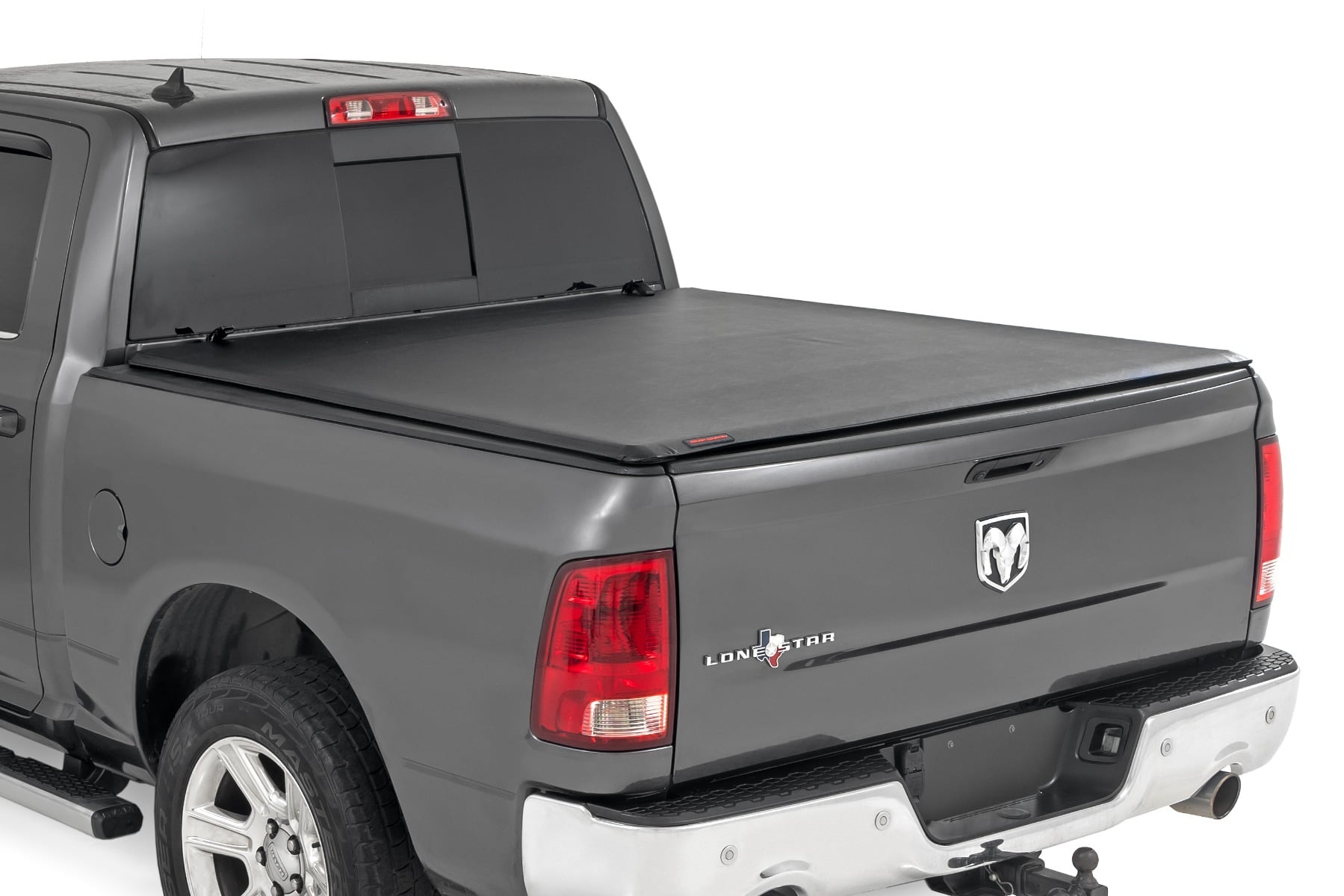Rough Country Soft Roll-Up Tonneau Cover for Ram 1500 6'4" Bed