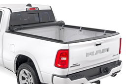 Soft Roll-Up Tonneau Cover for Ram 1500 6'4" Bed (2019–2025), view 2, Rough Country 42309650