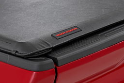 Soft Roll-Up Tonneau Cover for 5' Bed Toyota Tacoma (2024), view 3, Rough Country 42415551