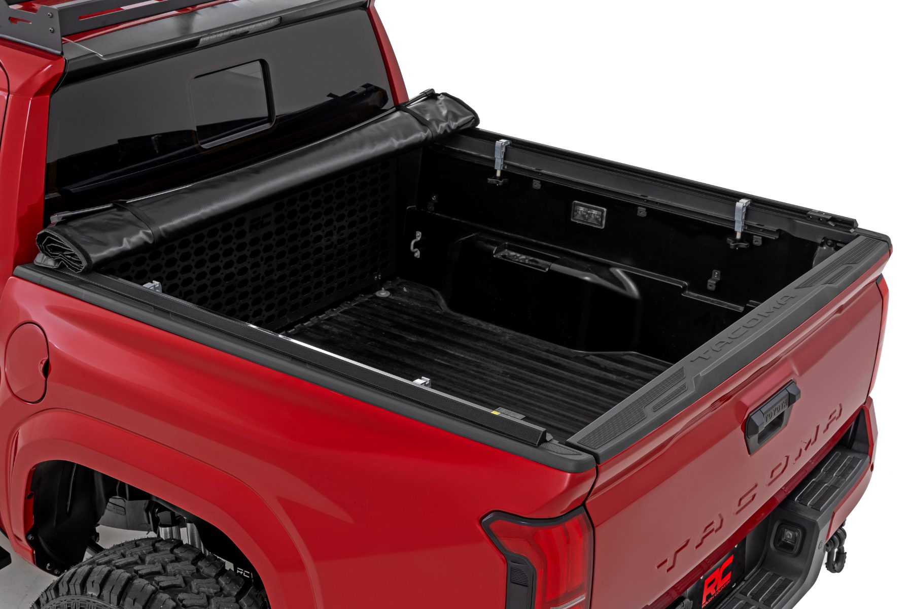 Soft Roll-Up Tonneau Cover for 5' Bed Toyota Tacoma (2024), Rough Country 42415551
