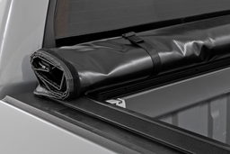 Soft Roll-Up Tonneau Cover for 2007–2021 Toyota Tundra 5'7" Bed, view 4, Rough Country 42419550