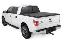 Soft Roll Up Bed Cover for Ford F-150 5ft7in Bed (2009-2014), view 3, Rough Country 42509550