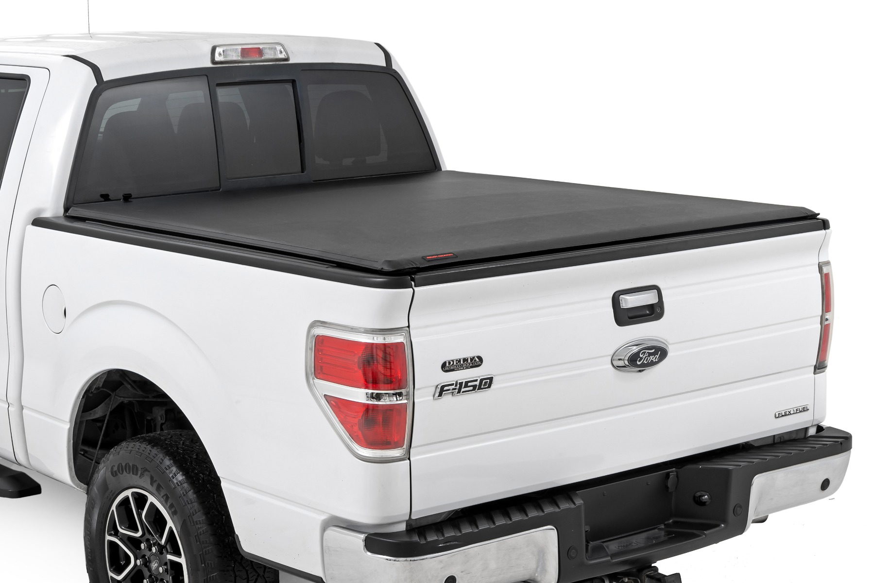 Rough Country Soft Roll Up Bed Cover for Ford F-150 5ft7in Bed
