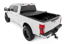 Soft Roll-Up Tonneau Cover for 6'10" Bed Ford Super Duty (2017–2025), view 2, Rough Country 42517650