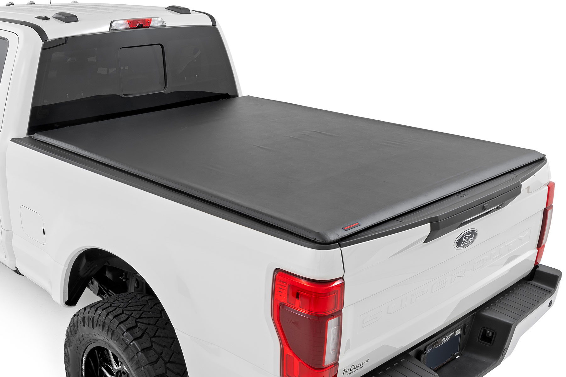 Rough Country Soft Roll-Up Tonneau Cover for 6'10" Bed Ford Super Duty