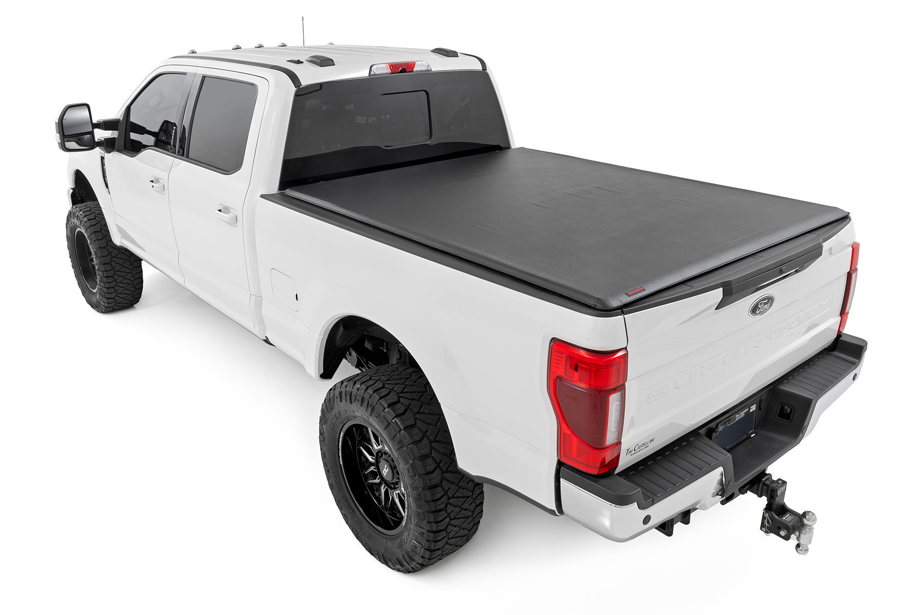 Soft Roll-Up Tonneau Cover for 6'10" Bed Ford Super Duty (2017–2025), Rough Country 42517650