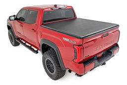 5'7" Bed Soft Roll-Up Tonneau Cover for Toyota Tundra (2022–2025), Rough Country 42619550