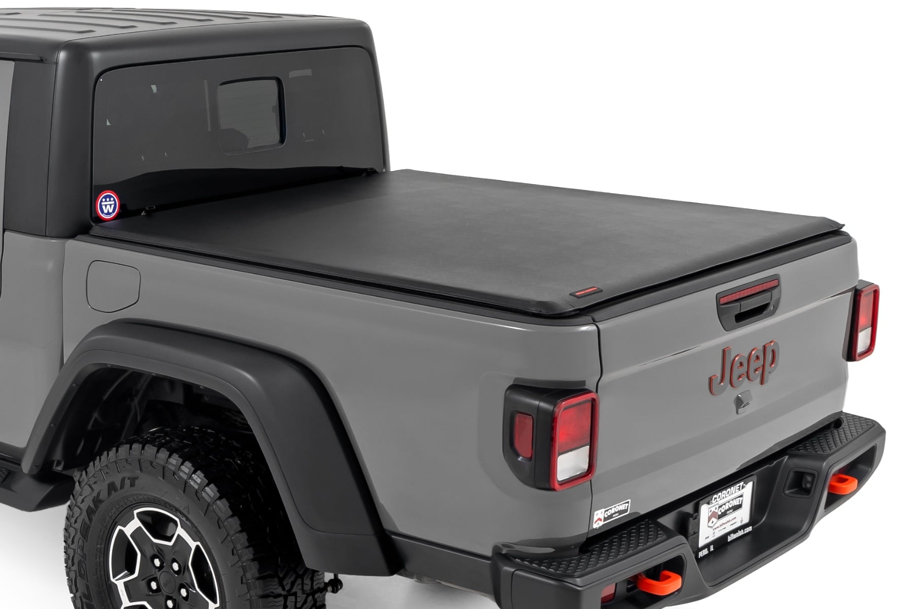 Rough Country Soft Roll-Up Bed Cover for Jeep Gladiator 4WD