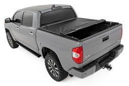 Soft Roll-Up Tonneau Cover for Toyota Tundra 6'7" Bed (2007-2021), view 2, Rough Country 42719650