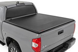 Soft Roll-Up Tonneau Cover for Toyota Tundra 6'7" Bed (2007-2021), Rough Country 42719650